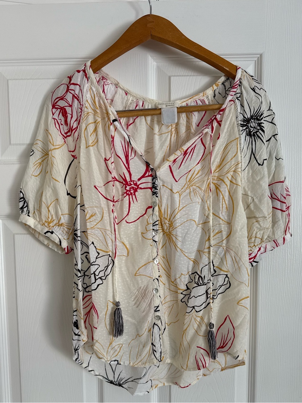 LOVESTITCH FLORAL BLOUSE